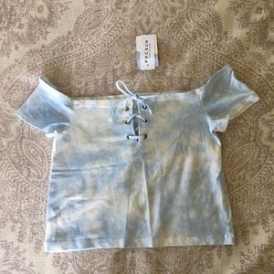 Pacsun Me to We off the shoulder crop